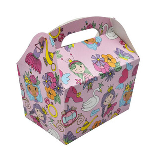 MENUBOX MODELL: PRINSESSA - Mått 18.5x12x19 CM - FOODBOX - KIDSBOX (24-pack)