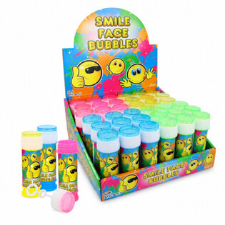 S&Aring;PBUBBLOR - SMILEY - 50ML I DISPLAY (36 st.)