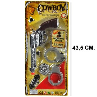 COWBOYSET P&Aring; KORT - MODELL 5 (6 st)