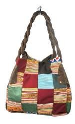 Art.nr: 97728 - B-FAIR PATCHWORK-VÄSKA LITEN BRUN (1 st)