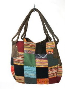 B-Fair Patchwork-väska Liten Brun (1 st)