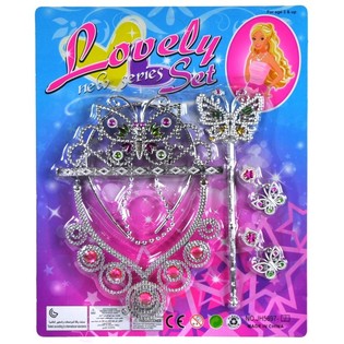 LOVELY PRINSESS-SET PÅ KORT (6 st)