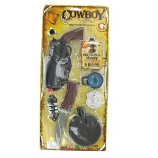 Cowboyset p&aring; kort - Modell 3 (6 st)