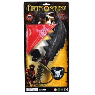 Piratset p&aring; Kort - Modell 1 (6 st.)
