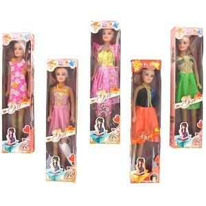 BEAUTY GIRL DOCKA - MODELL 3 (6 st.)