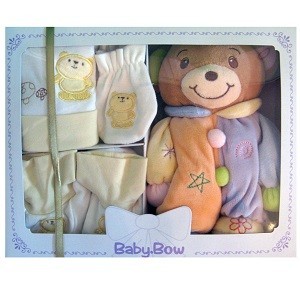 Baby Bow Presentset - Nallebj&ouml;rn (4 delar)
