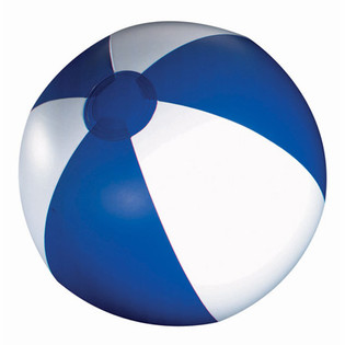Strandboll Bl&aring;/Vit (12 st)